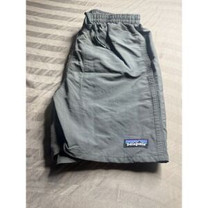Patagonia Baggies Shorts Mens XS Forge Grey Nylon Mesh Lined 5 Inch Inseam 57021